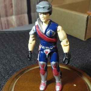 VTG GIJOE 1985 Tomax Crimson Guard comander~3.75" movable parts~loose